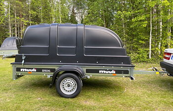 Kåpsläp Muuli 1250XL + Jaxal 100cm (EU-Trailer/80 Km/h)