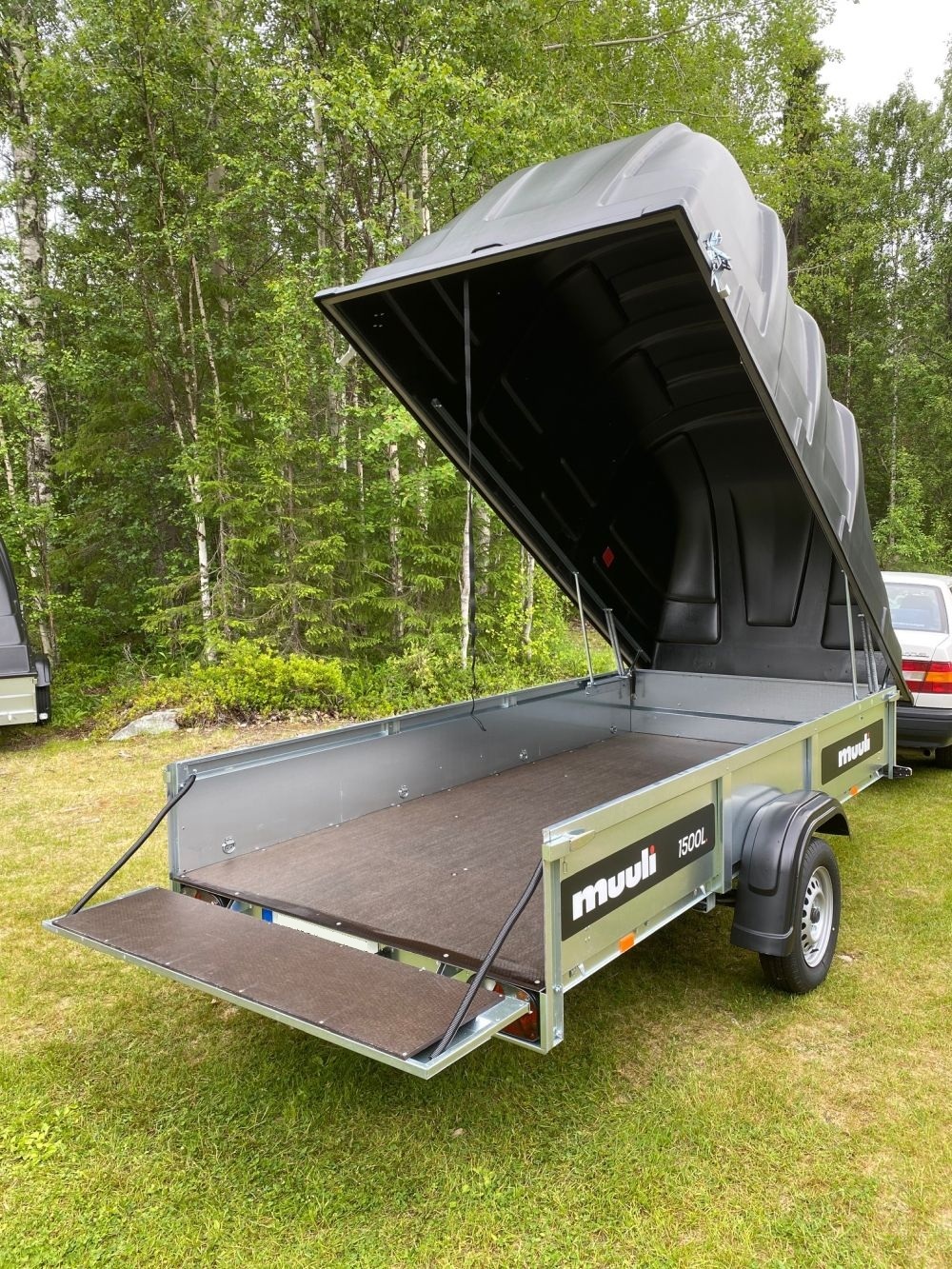 Kåpsläp Muuli 1500L + Jaxal 125cm (EU-Trailer/80 Km/h) - 9