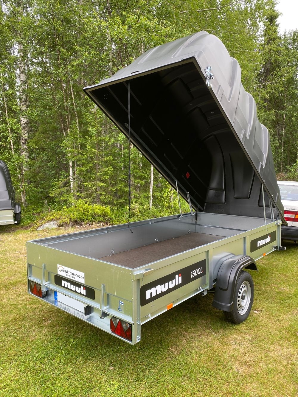 Kåpsläp Muuli 1500L + Jaxal 125cm (EU-Trailer/80 Km/h) - 8