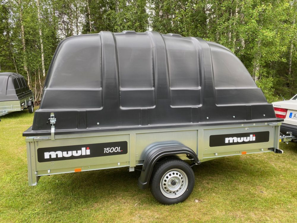 Kåpsläp Muuli 1500L + Jaxal 125cm (EU-Trailer/80 Km/h) - 2