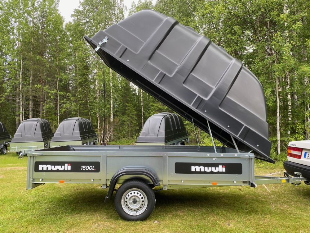 Kåpsläp Muuli 1500L + Jaxal 125cm (EU-Trailer/80 Km/h) - 7