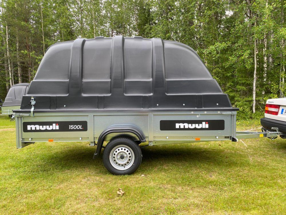 Kåpsläp Muuli 1500L + Jaxal 125cm (EU-Trailer/80 Km/h)