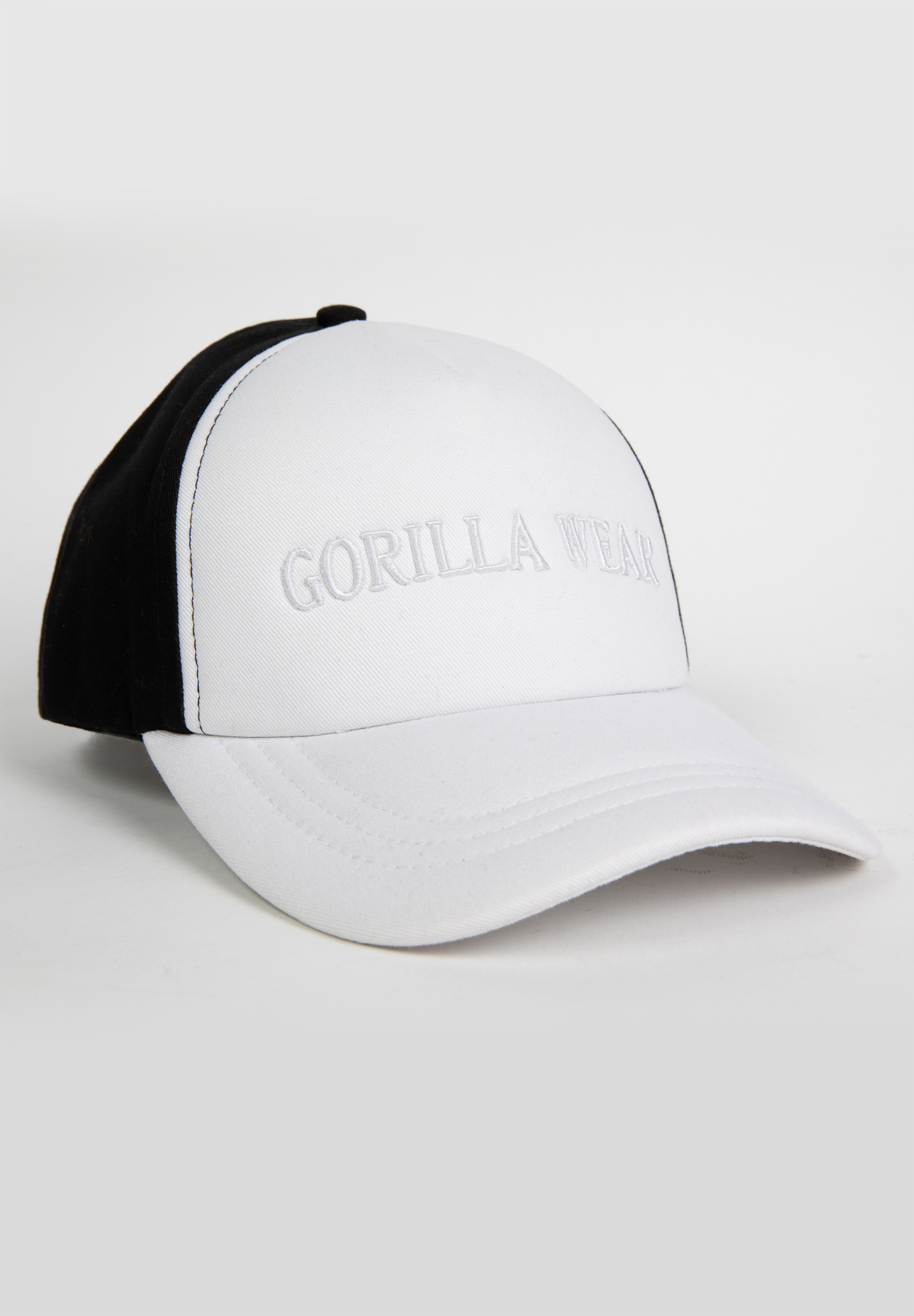 Sharon Ponytail Cap, white/black