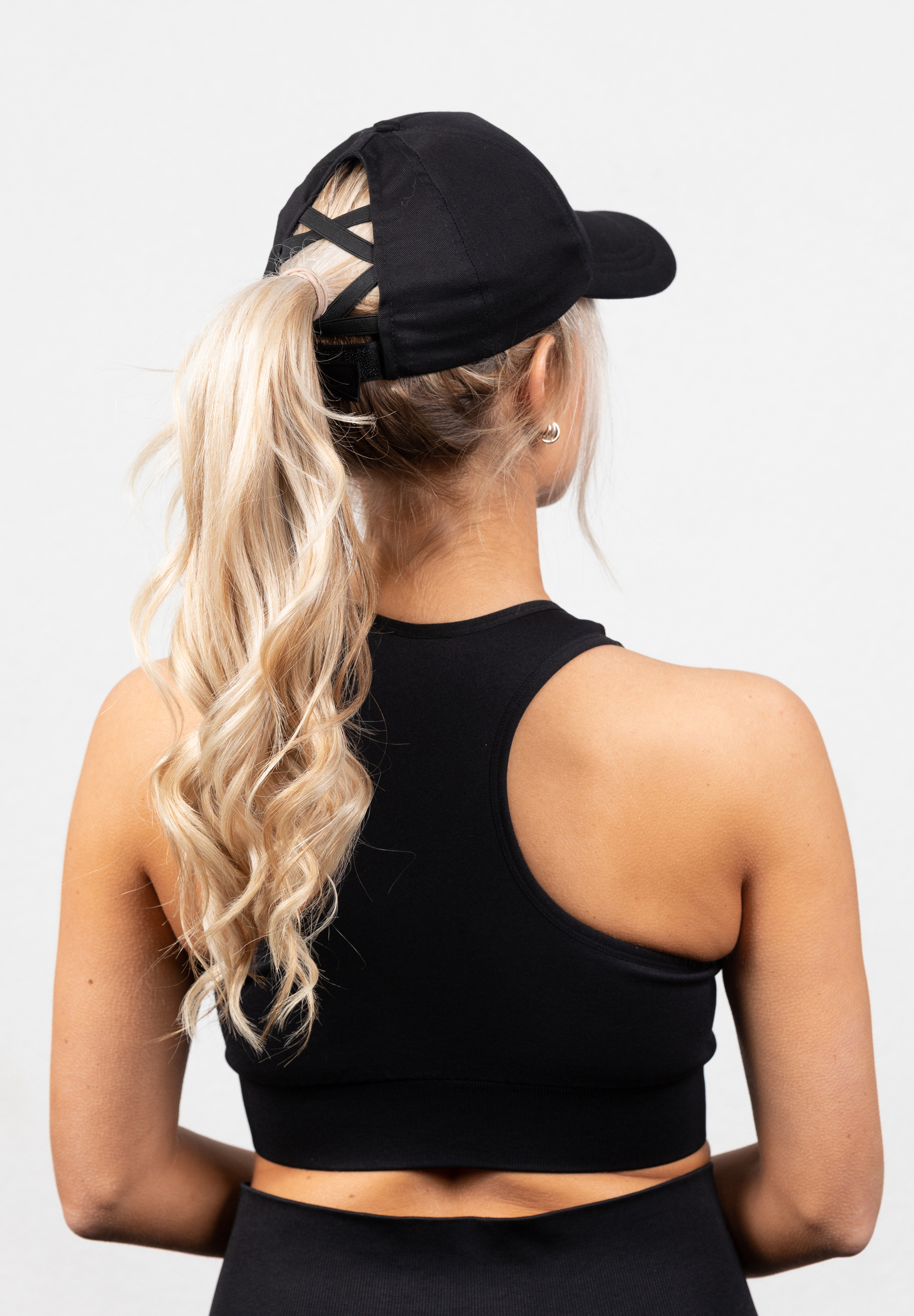Sharon Ponytail Cap, black - 6
