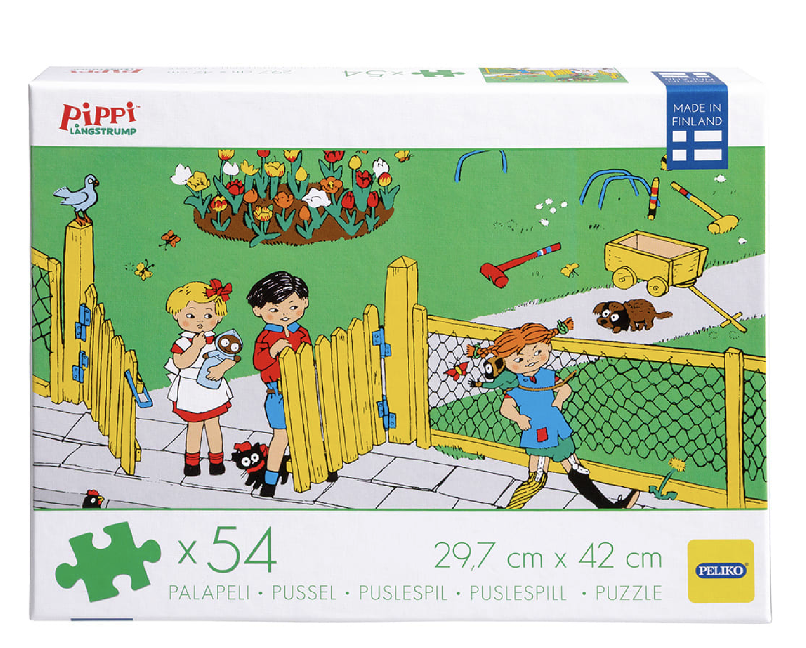 Pippi Långstrump Pussel 54 bitar - Krocket - 2