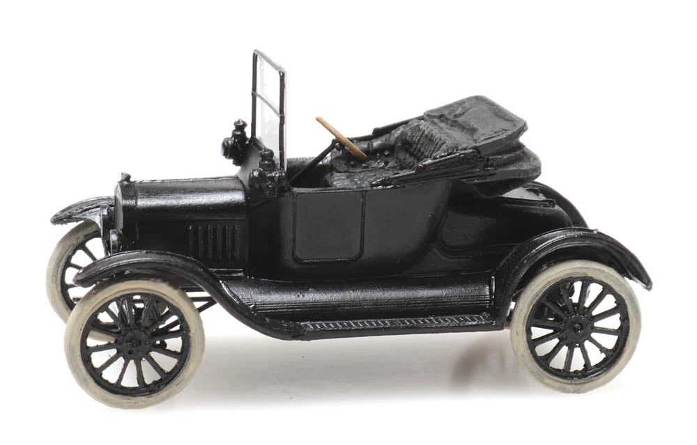 T-Ford Runabout, sufflett nere