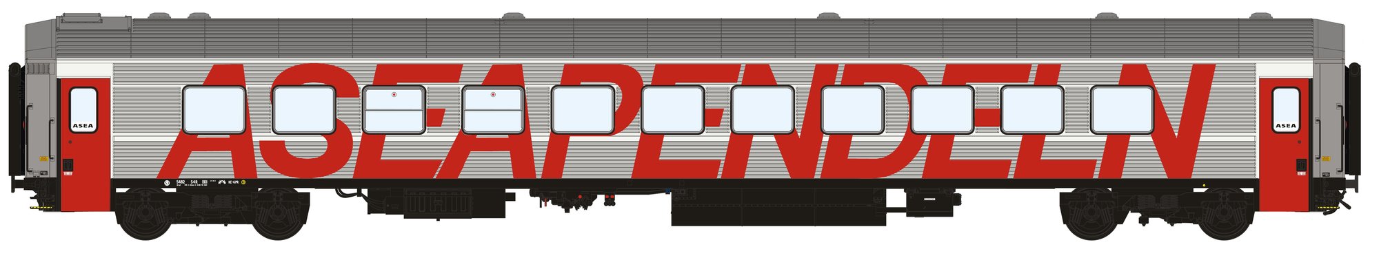 Kontorsvagn S4MR 5482 'ASEA-pendeln'