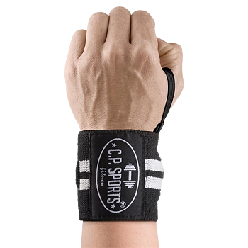 Wrist Wraps 30 cm, black/white