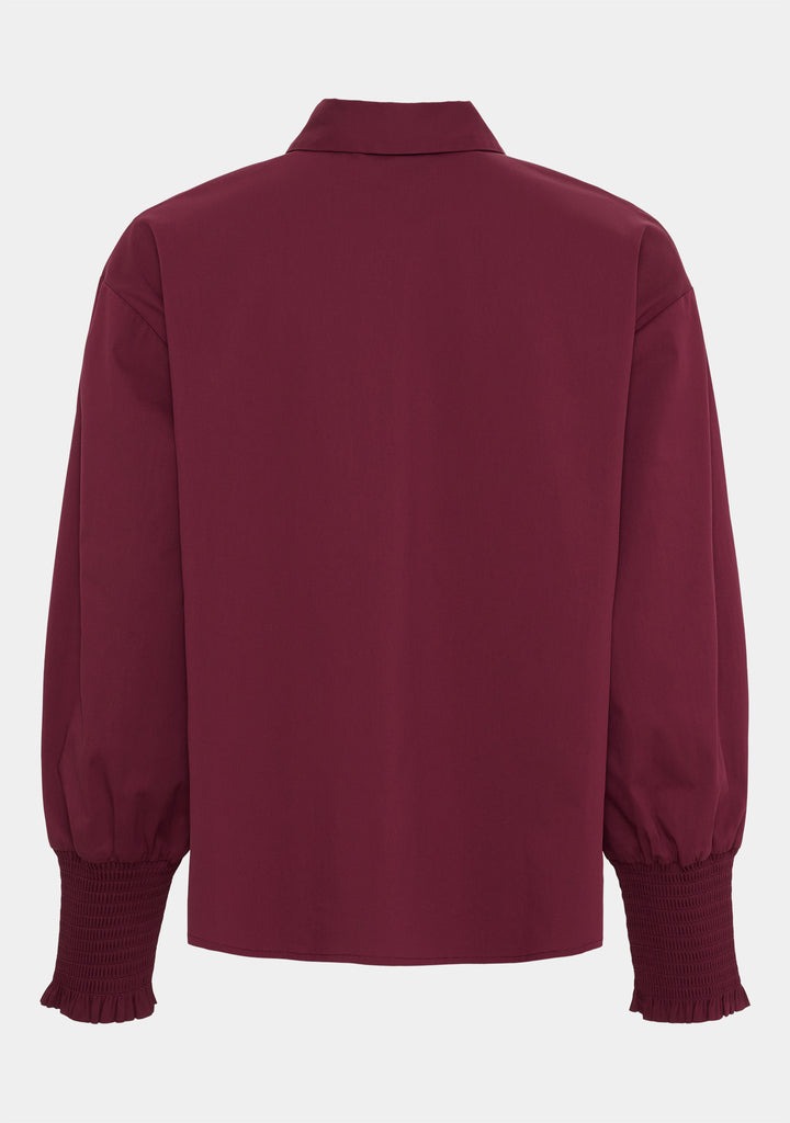 Sigga Wide Shirt - Wine - Isay