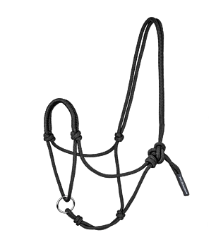 Rope halter Waldhausen with movable ring 
