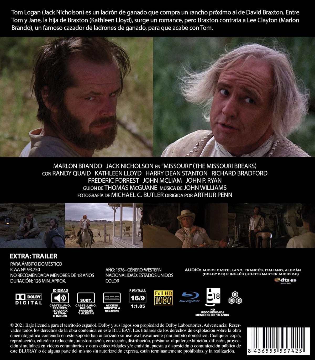 Missouri Breaks (ej svensk text) (Blu-ray) - 2