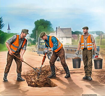 1/24 Road Workers
