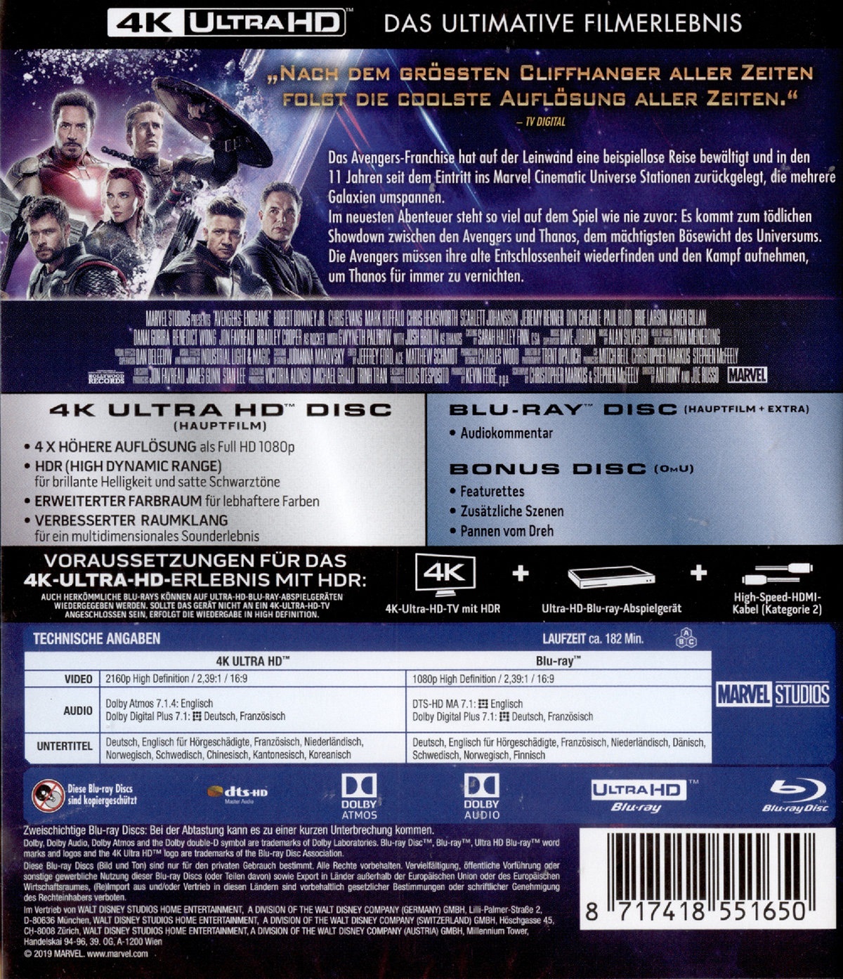 Avengers: Endgame (4K Ultra HD + Blu-ray) - 2