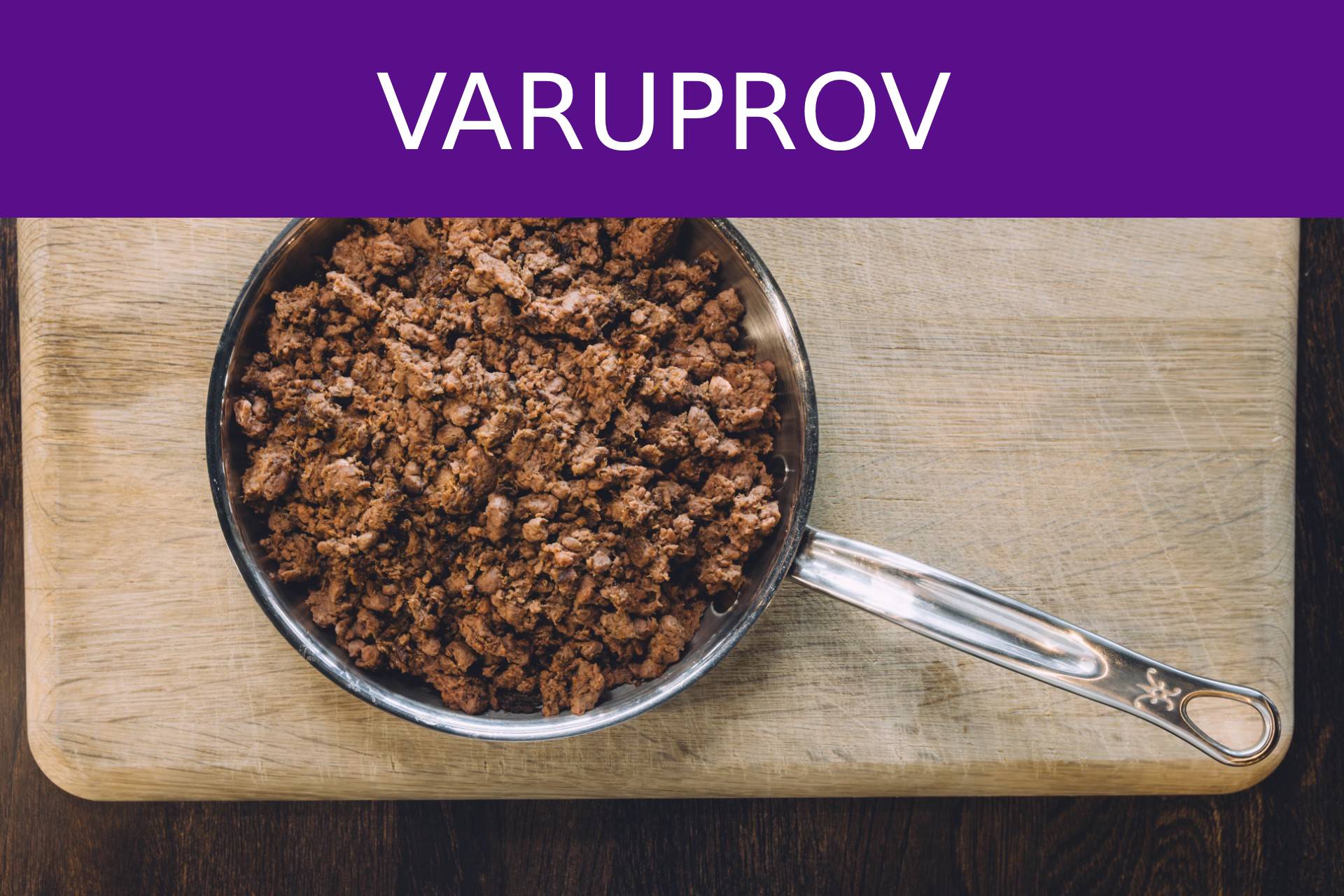 VARUPROV! Purply färs 800 g