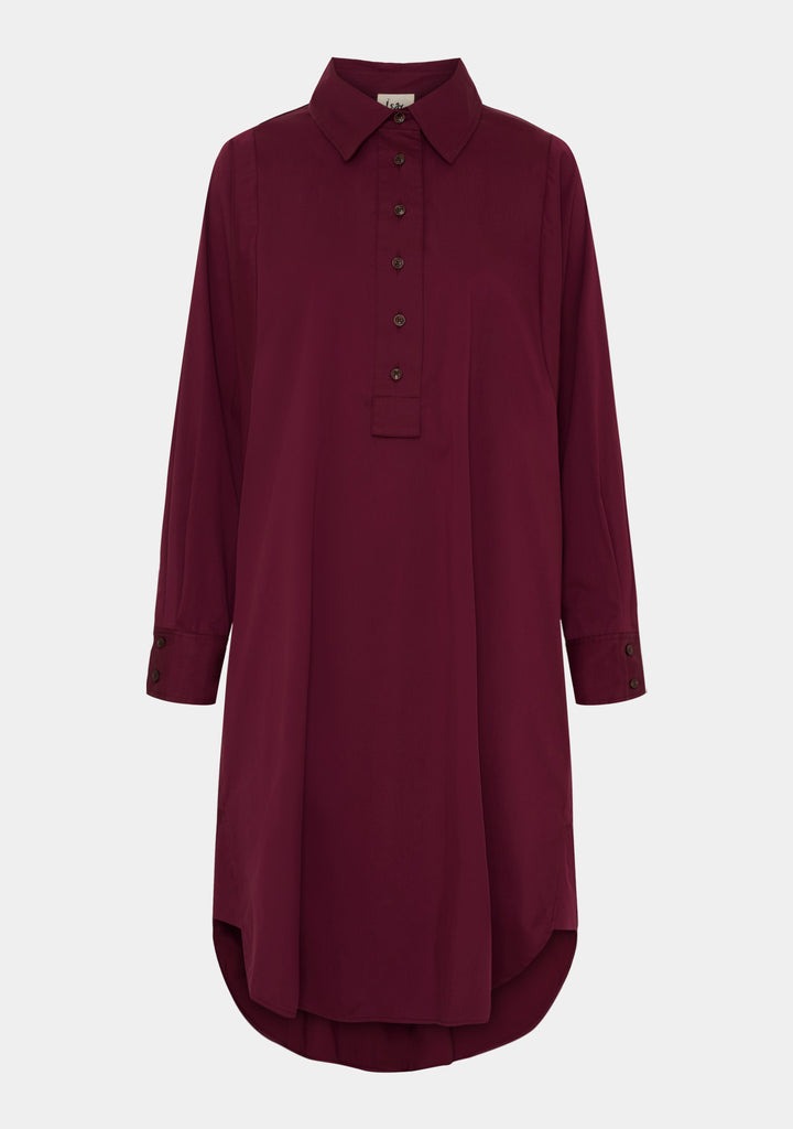 Sigga Dress - Wine - Isay  - 5