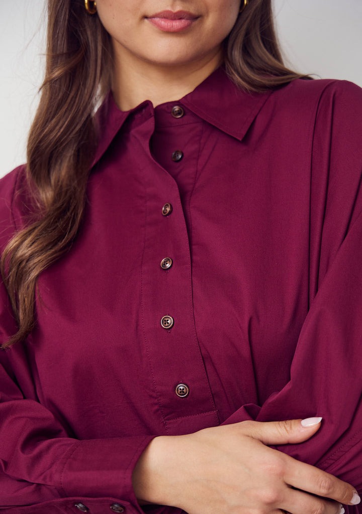 Sigga Dress - Wine - Isay  - 4
