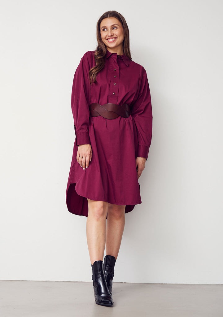 Sigga Dress - Wine - Isay 