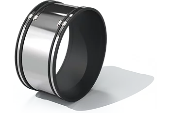 IBECO Fernco Flexseal SCW rörkoppling EPDM med stödplåt 