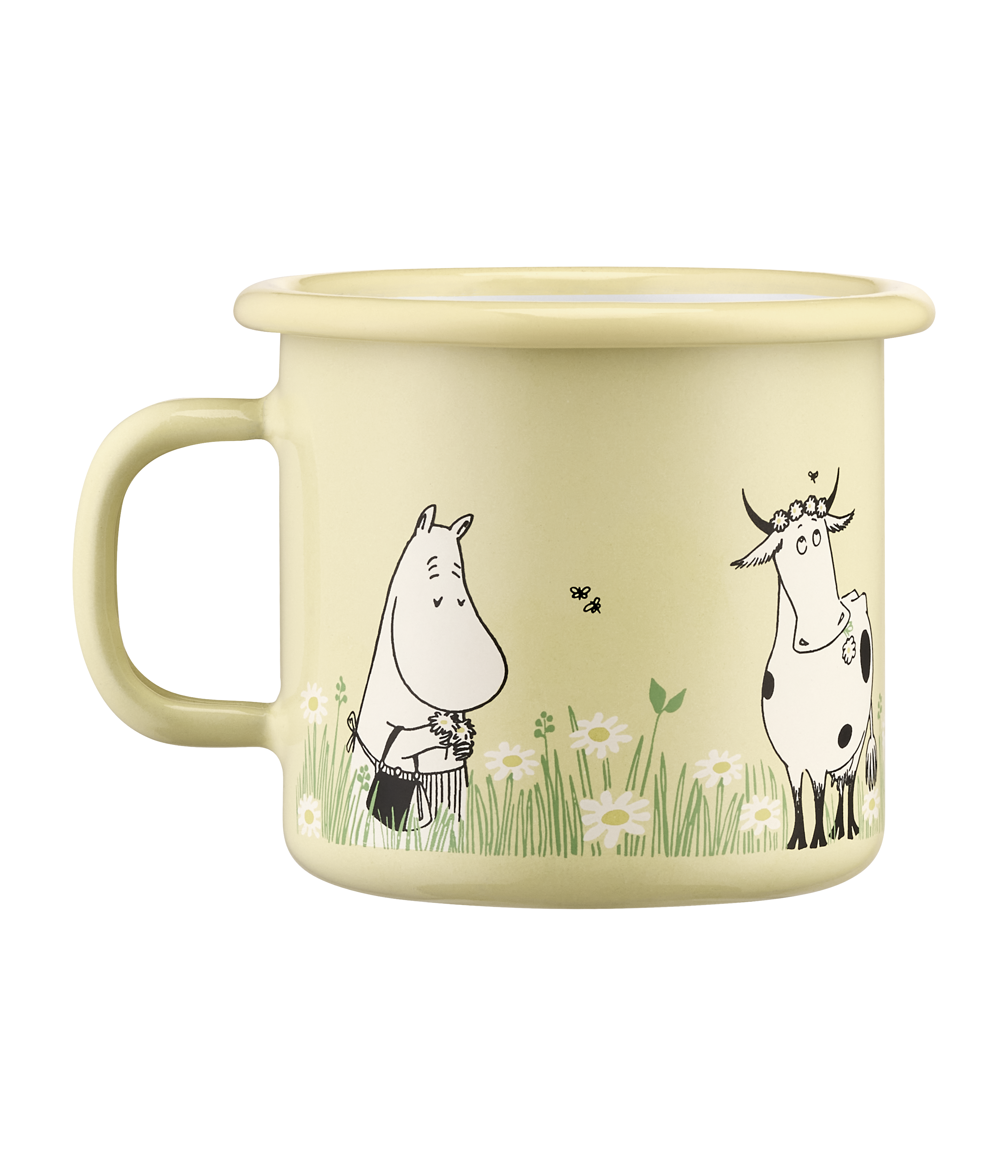 Moomin enamel mug Meadow 2,5dl - 2