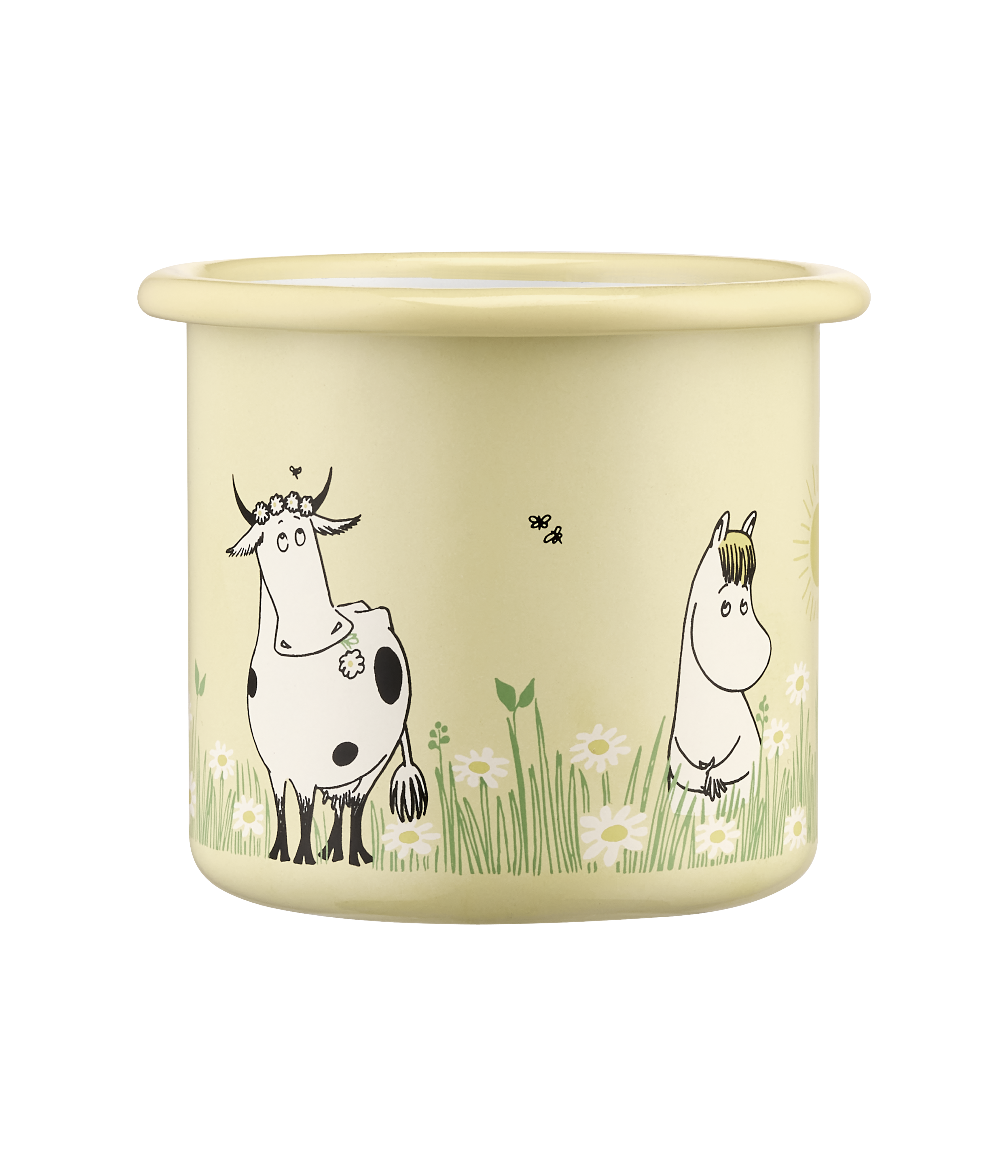 Moomin enamel mug Meadow 2,5dl