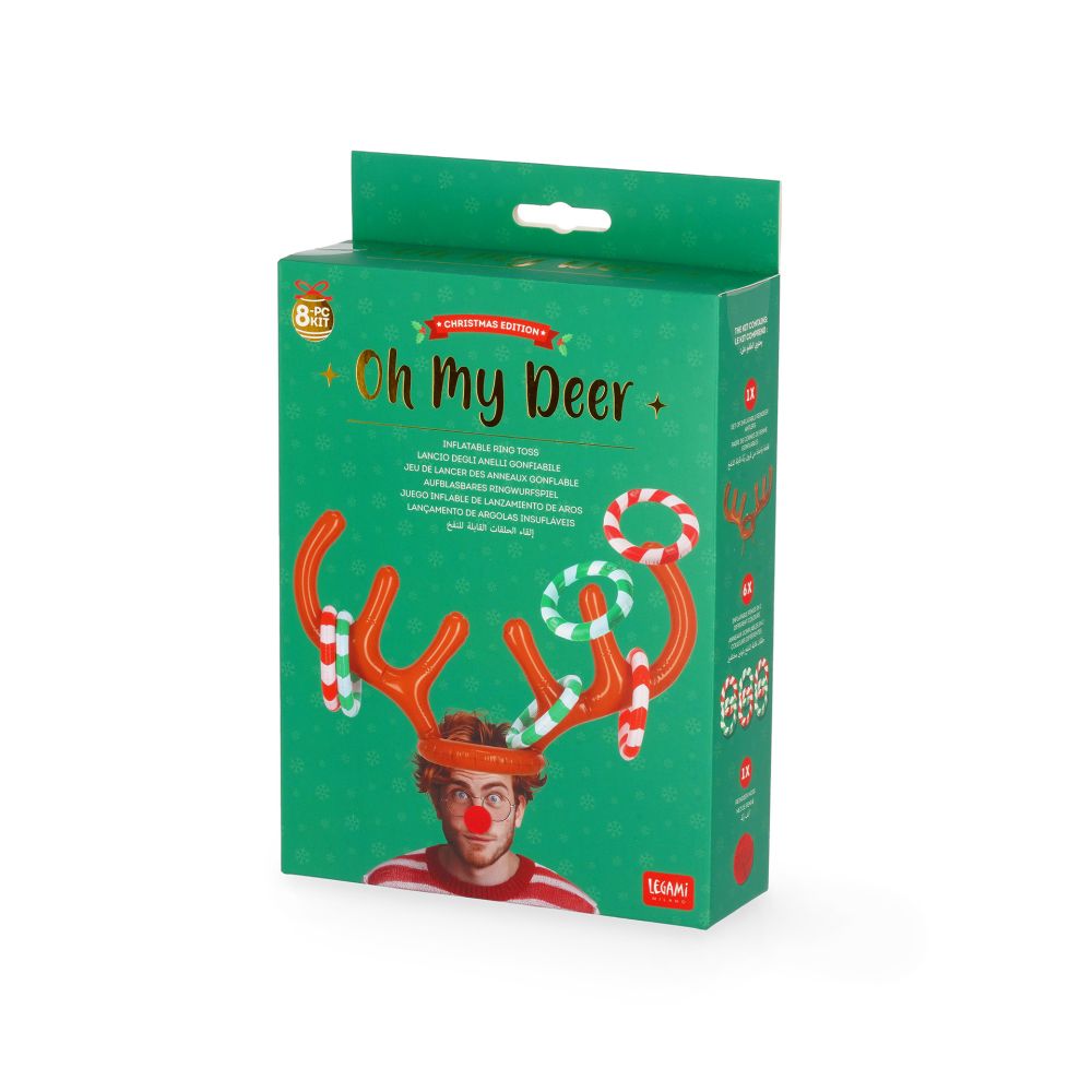 Inflatable ring toss, Reindeer - 4