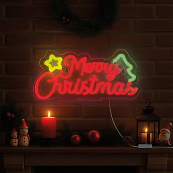 It's a sign, LED-lampa med neon-effekt, Merry Xmas