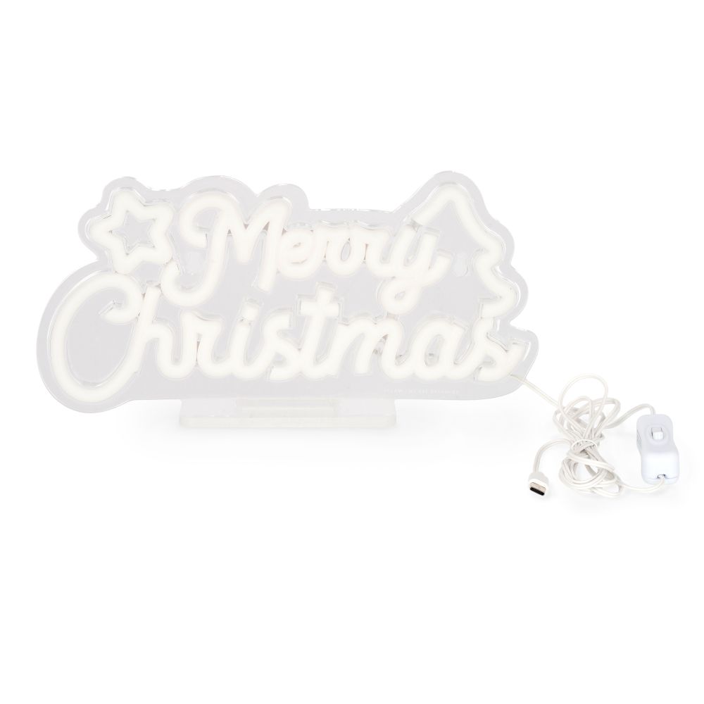 It's a sign, LED-lampa med neon-effekt, Merry Xmas - 3