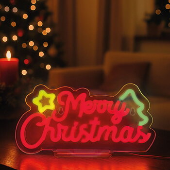 It's a sign, LED-lampa med neon-effekt, Merry Xmas