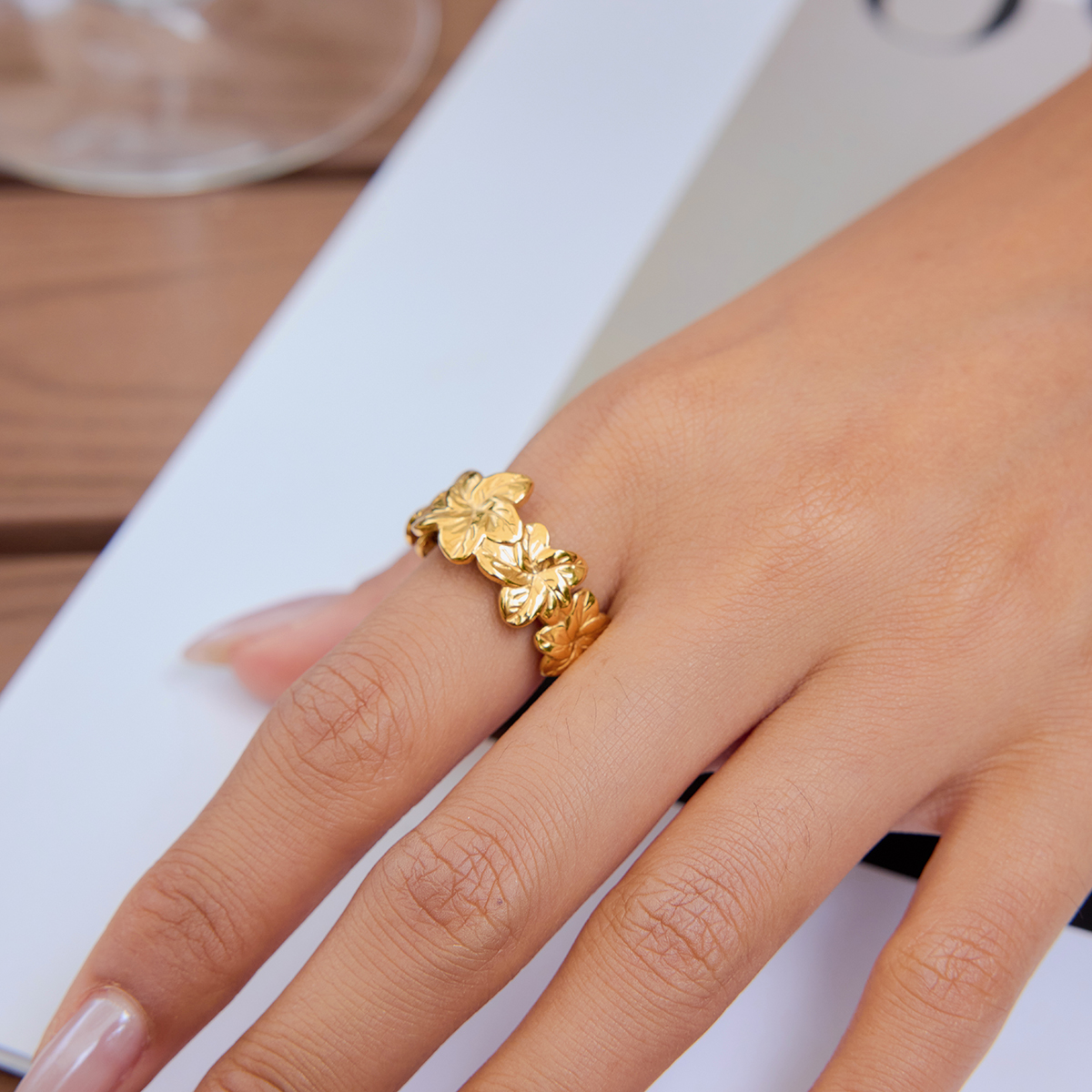 Celéste Ring Couronne 18K Gold - 10