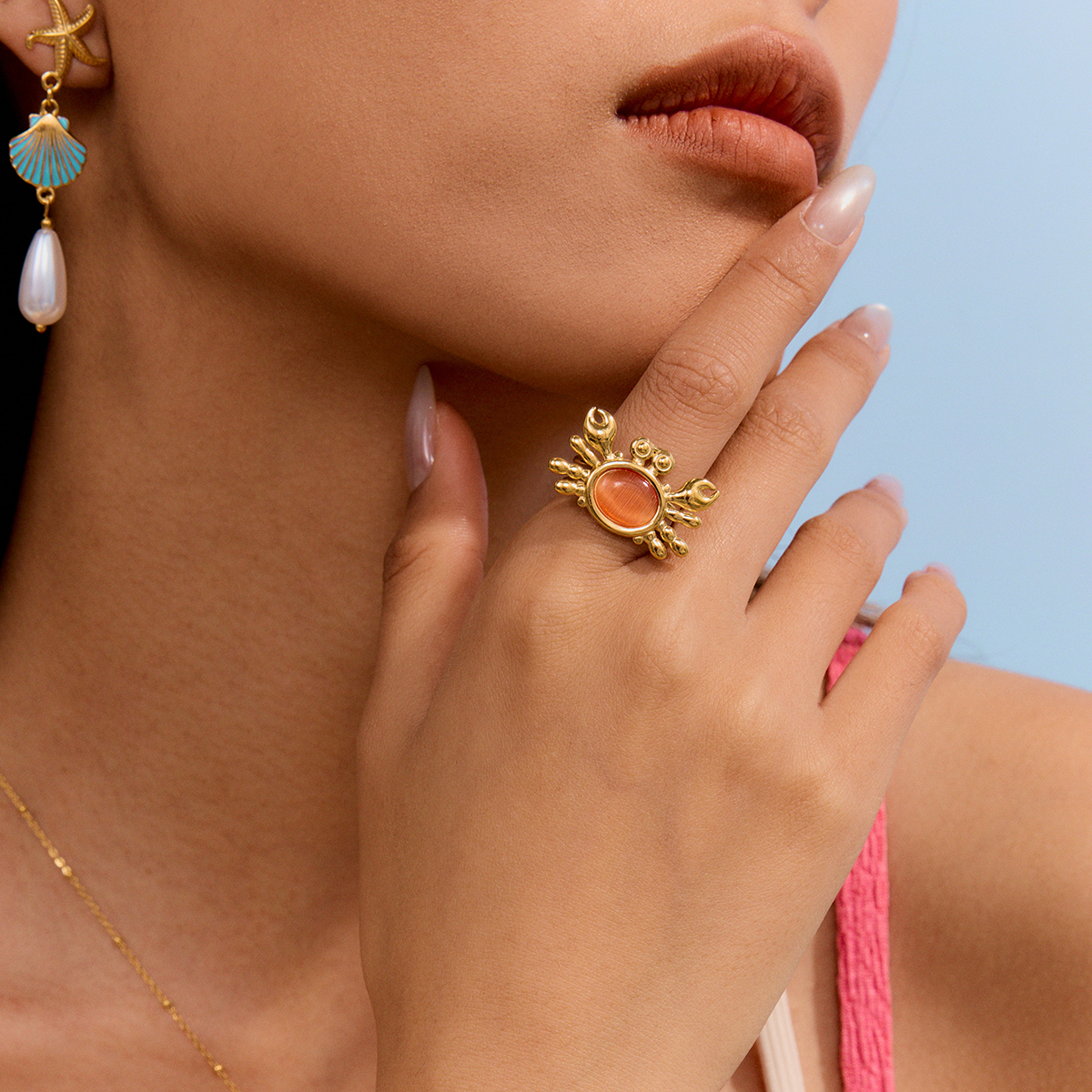 Celéste Ring Florianna 18K Gold | Smycken | Klocktema