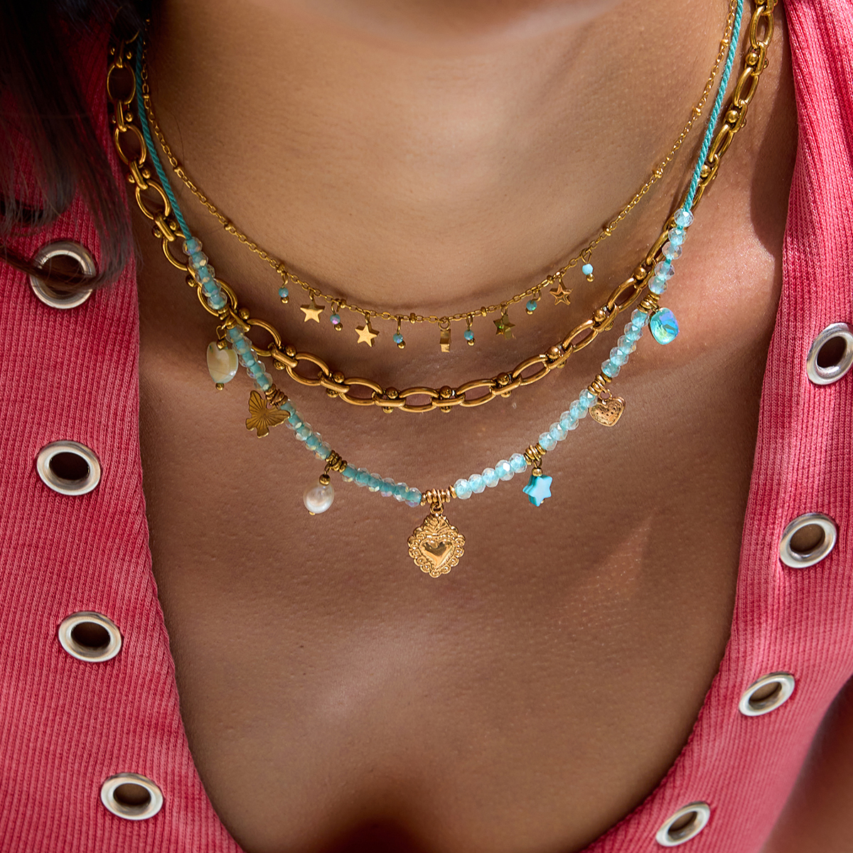 Celéste Necklace Jovita 18K Gold - 8