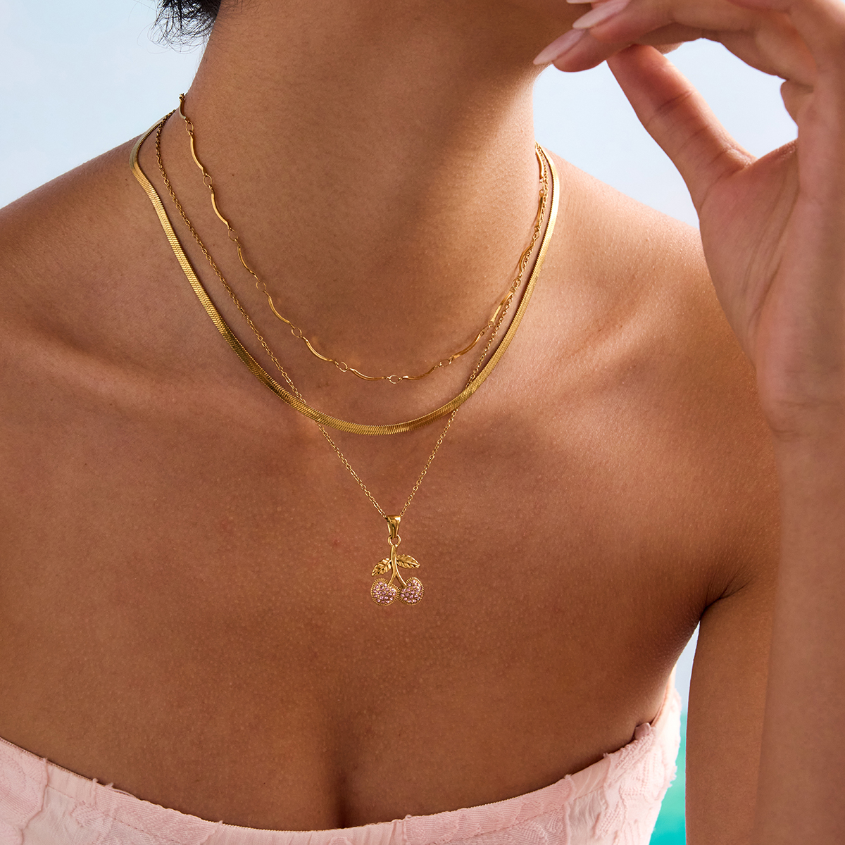 Celéste Necklace Karensa 18K Gold