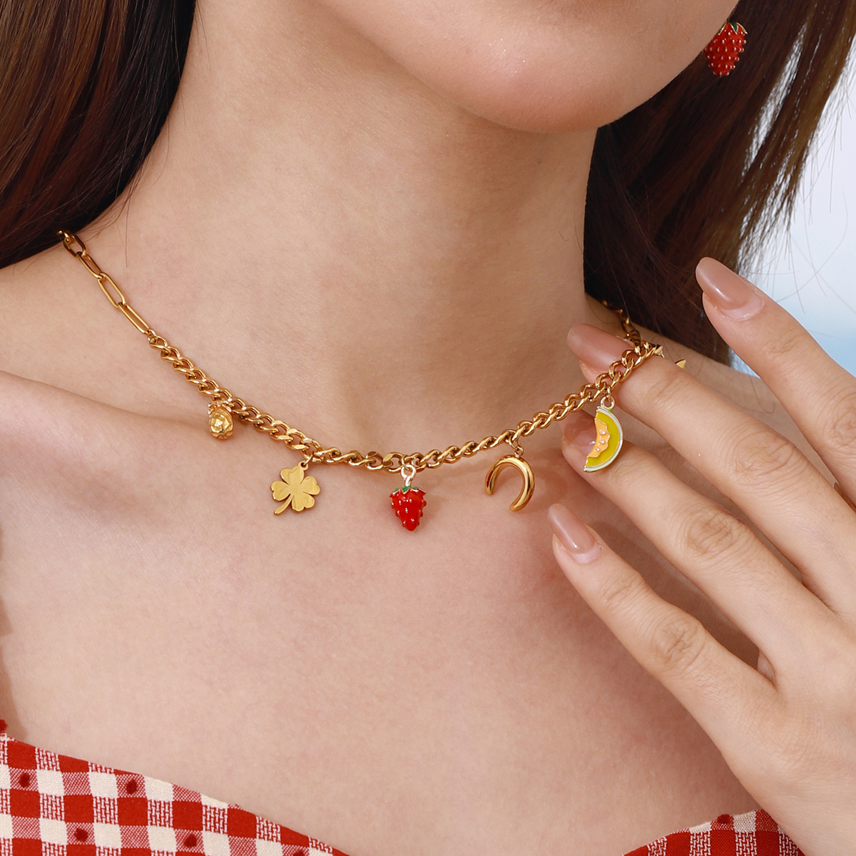 Celéste Necklace Louelle 18K Gold | Smycken | Klocktema