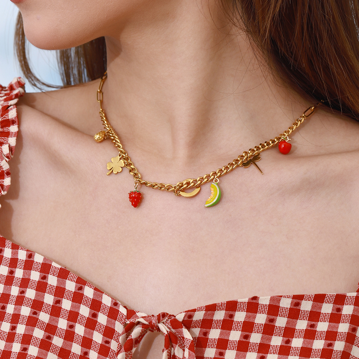 Celéste Necklace Louelle 18K Gold - 9