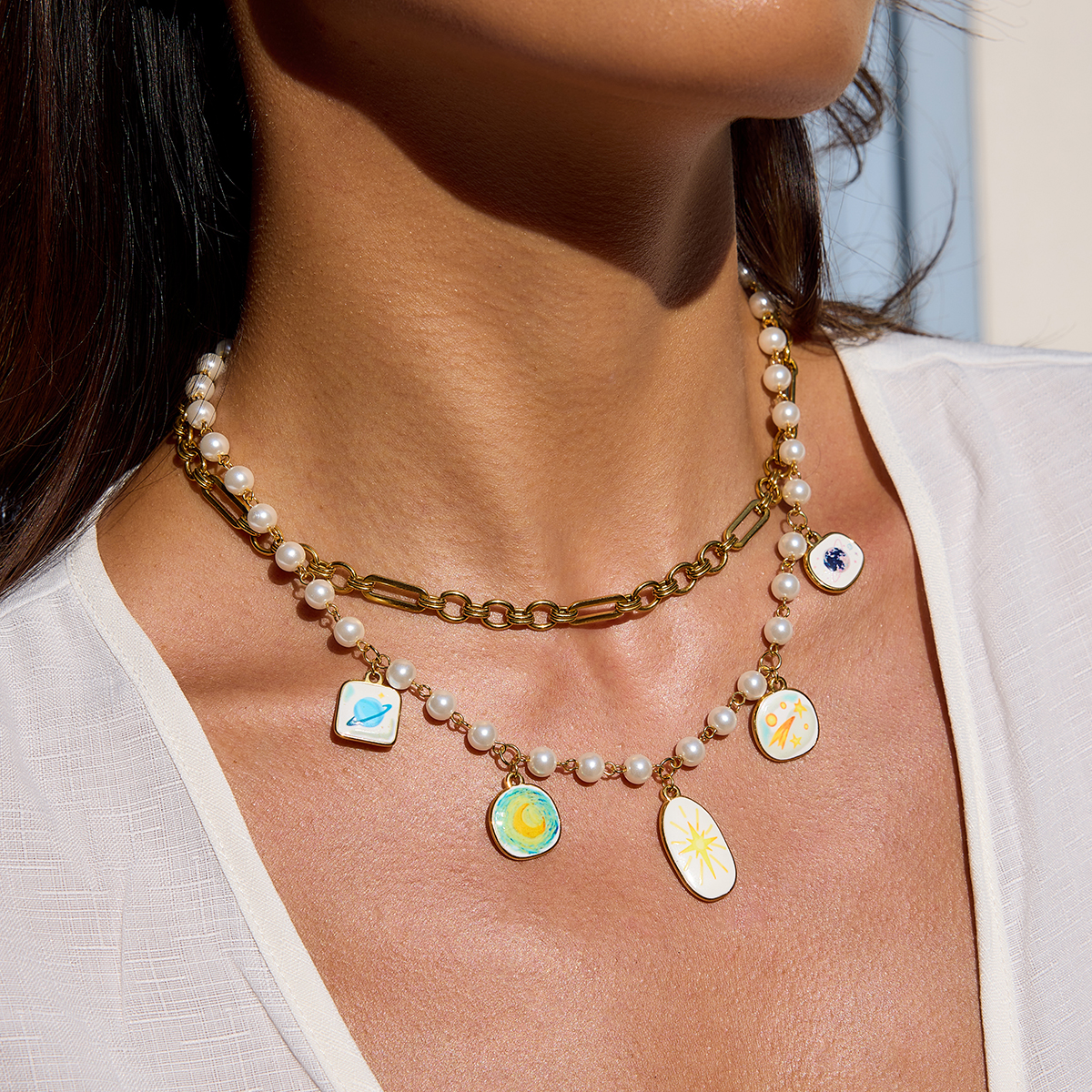 Celéste Necklace Lucinde 18K Gold - 10