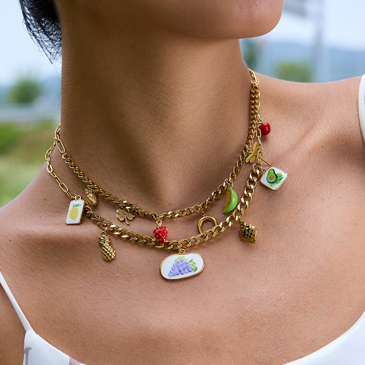 Celéste Necklace Lumine 18K Gold - 9