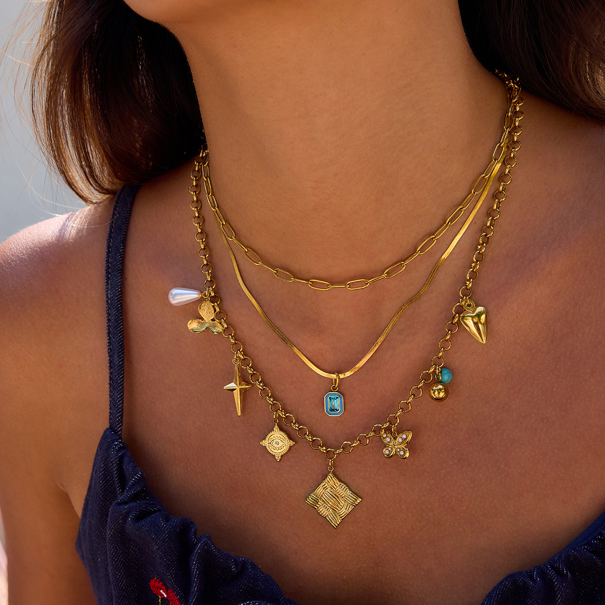 Celéste Necklace Lyris 18K Gold