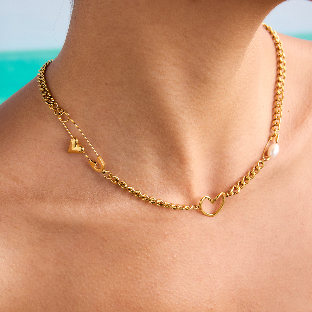 Celéste Necklace Melibelle 18K Gold - 10