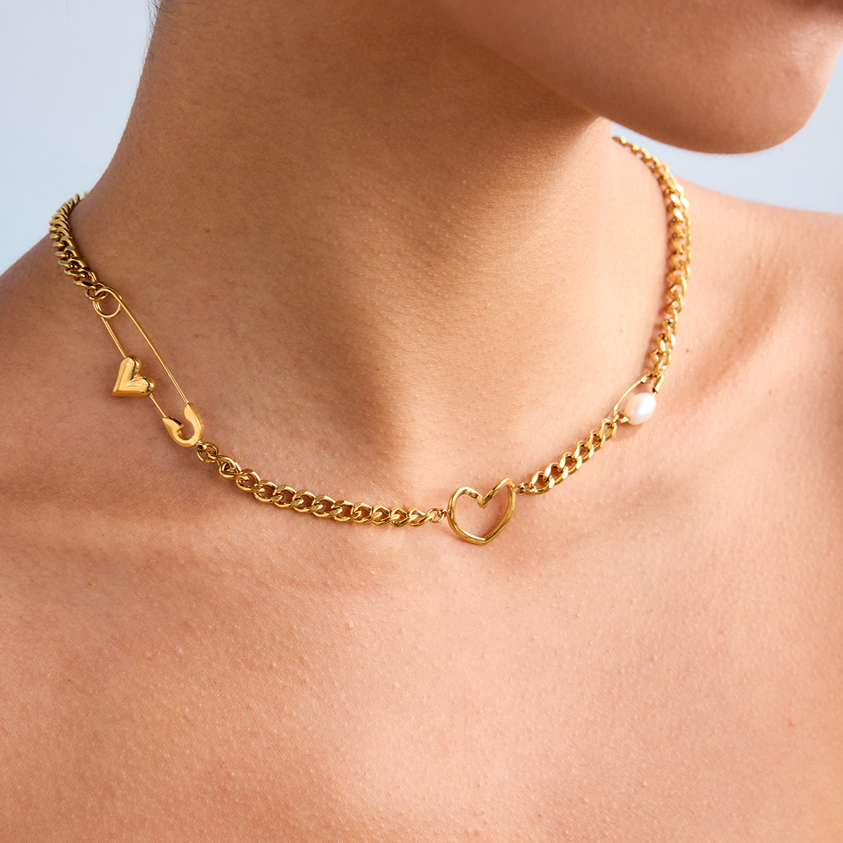 Celéste Necklace Melibelle 18K Gold - 9