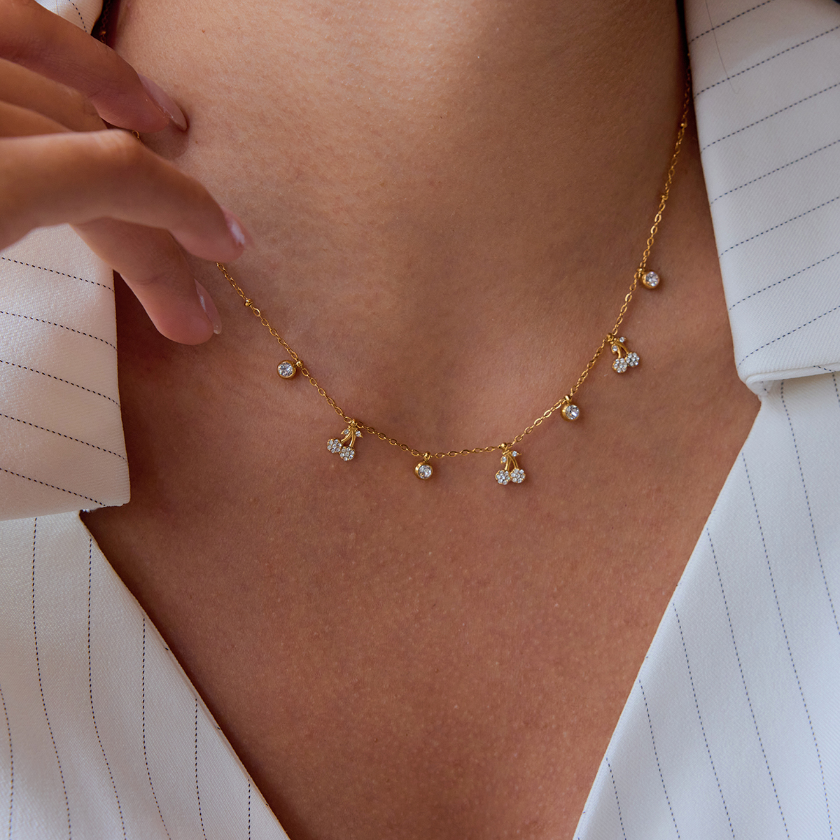 Celéste Necklace Nouria 18K Gold - 8