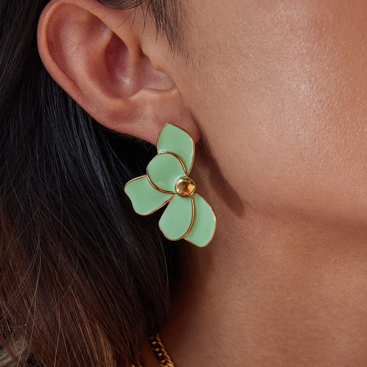 Celéste Earrings Primavera 18K Gold - 5