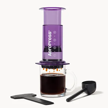 Aeropress Clear Purple - Fantastisk kaffepress 