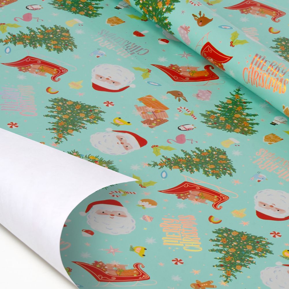 Presentpapper - Santa claus - 2