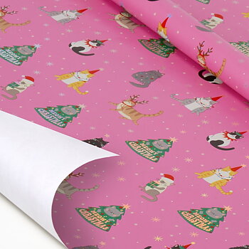 Presentpapper - Kitty, Meowy Christmas
