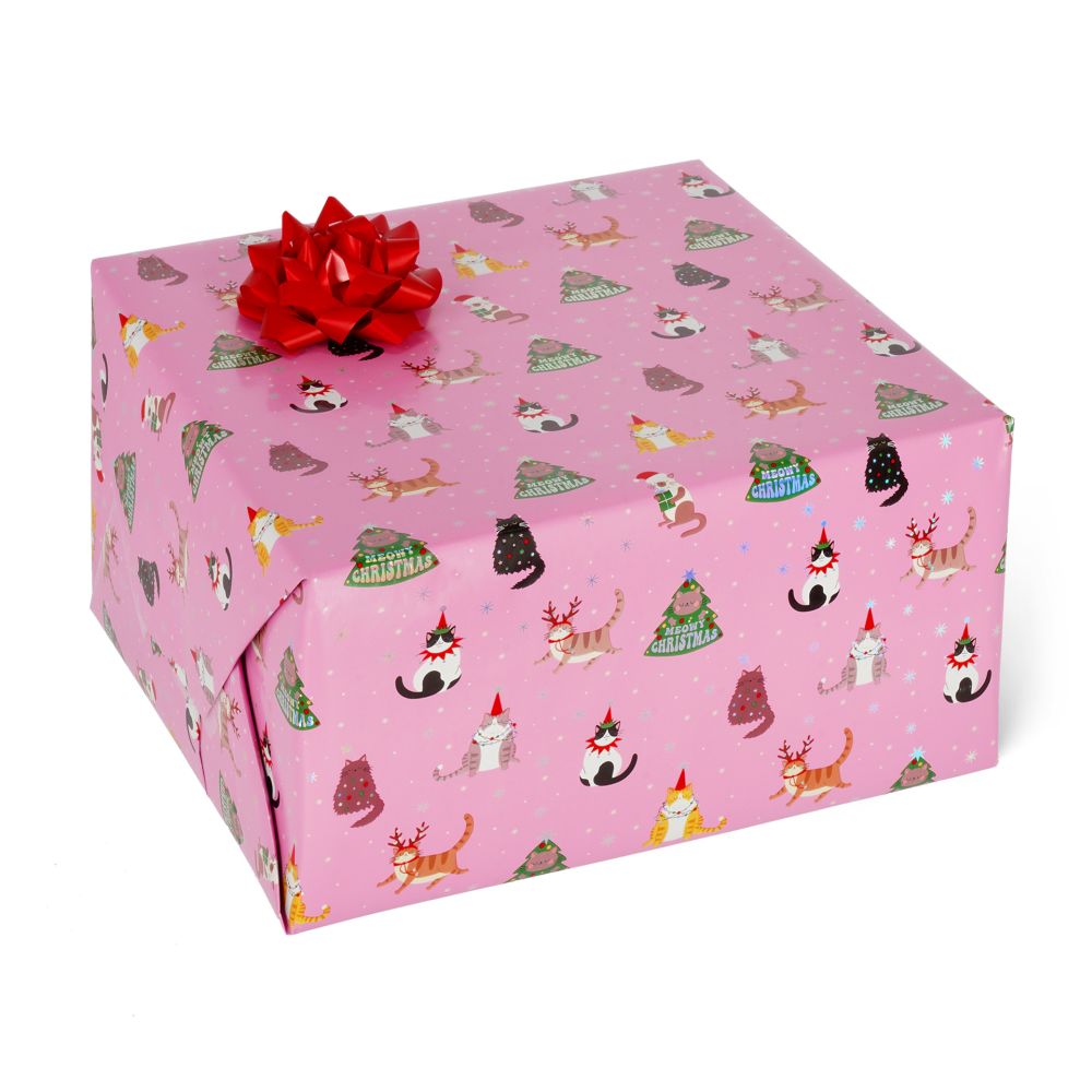 Presentpapper - Kitty, Meowy Christmas