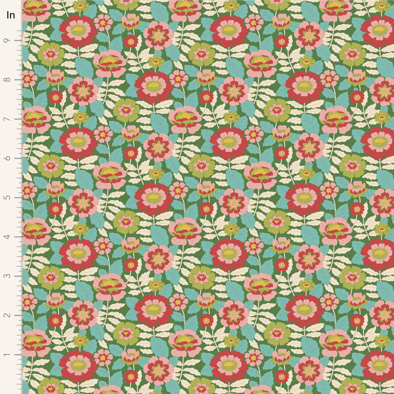 Tyg Tilda Wallflower Beverly Green