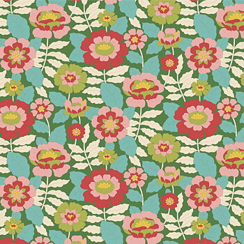 Tyg Tilda Wallflower Beverly Green