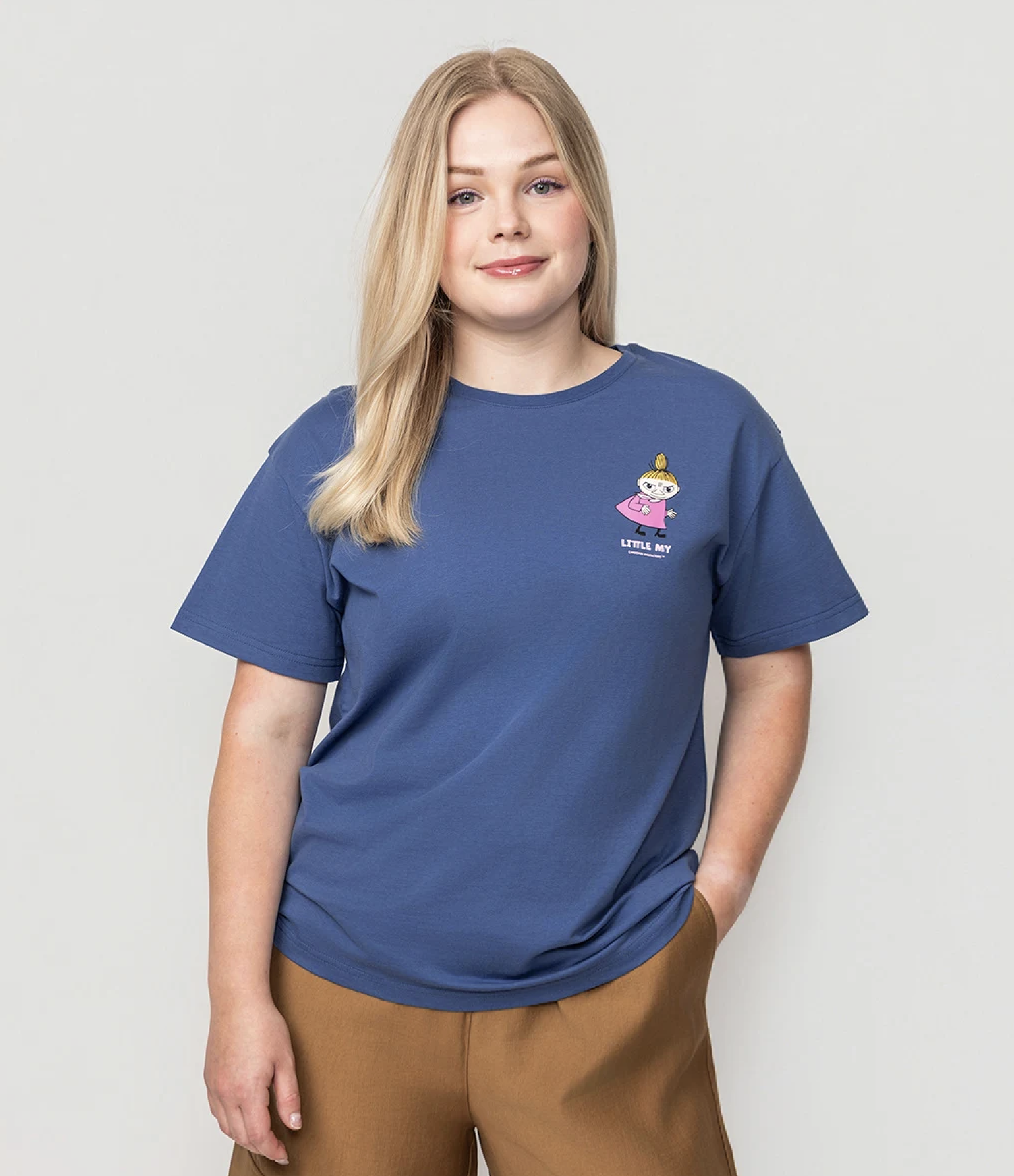 Mumin Dam T-shirt - Lilla My Blå - 2