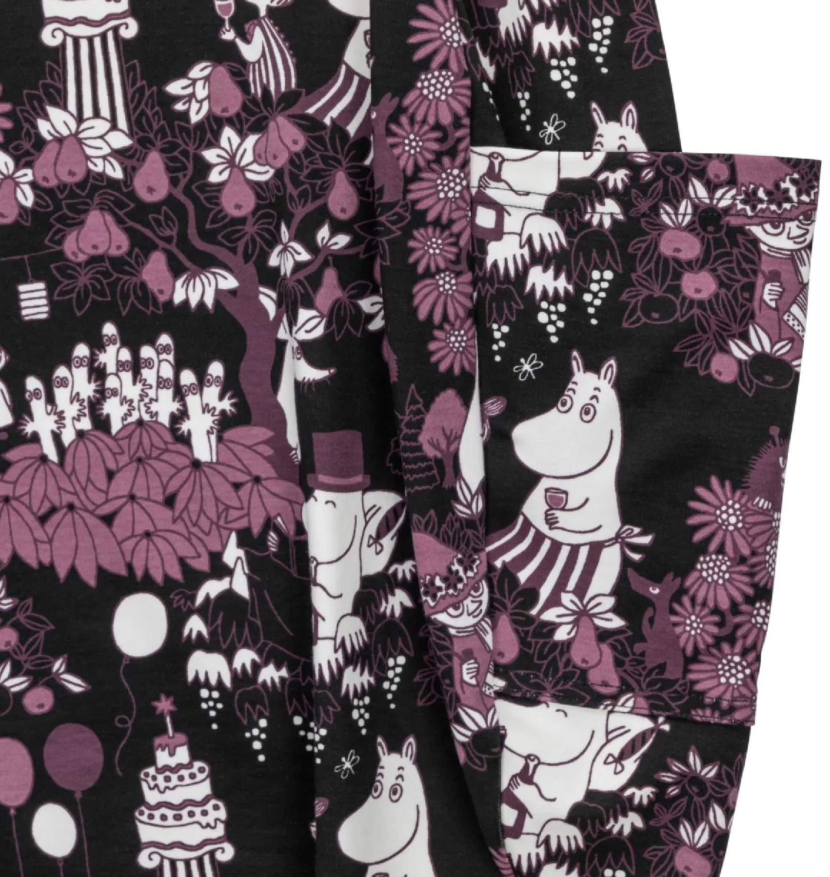 Moomin Lady Tunic - Harvest Festival Black/Plum - 4