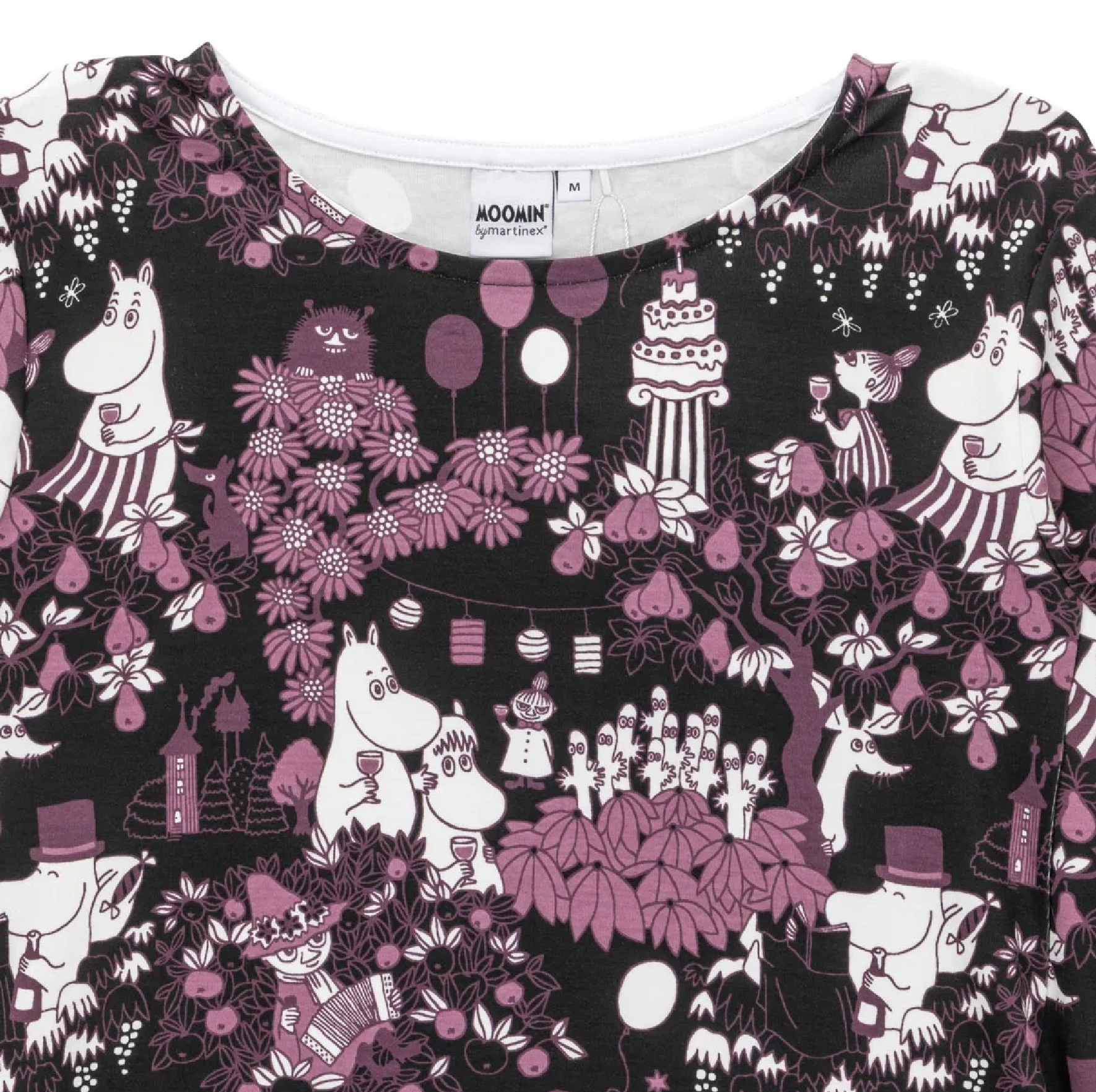 Moomin Lady Tunic - Harvest Festival Black/Plum - 2